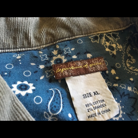 Tan/Beige Corduroy Blazer from Department of Peace - Picture 2 of 4